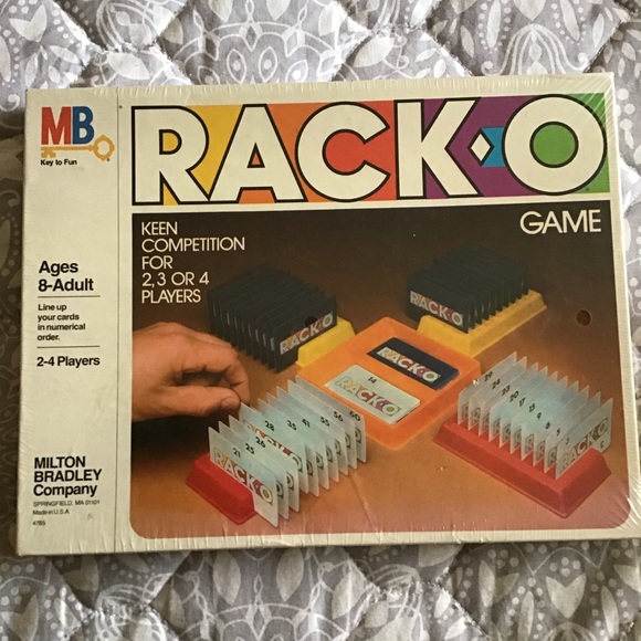 Milton Bradley Games New Sealed And Unopened Vintage 98 Racko Board